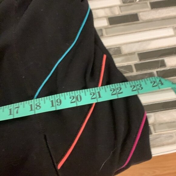 Ae Sport Cotton Blend Black And Color Accent Jacket - Picture 8 of 9